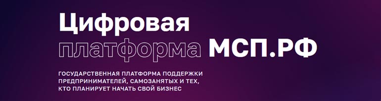 Цифровая платформа МСП.