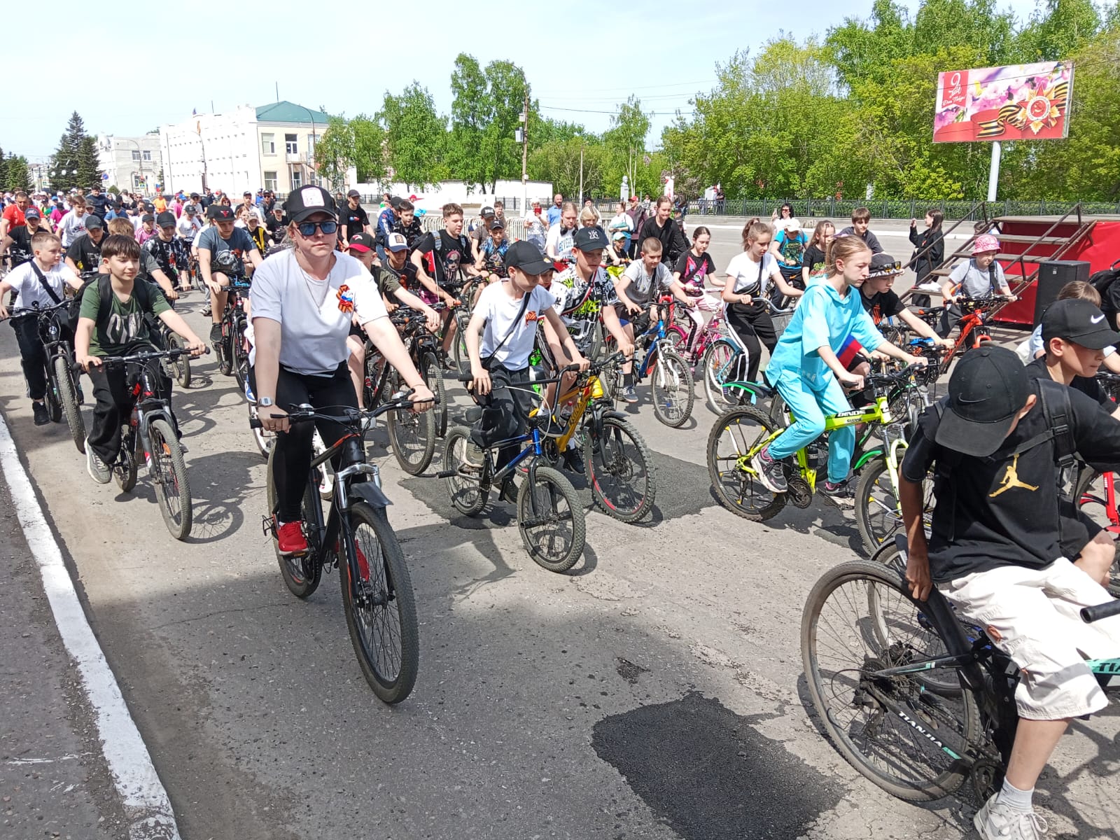 В Славгороде состоялся велопробег.