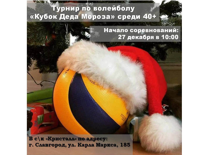 В Славгороде пройдет турнир по волейболу.