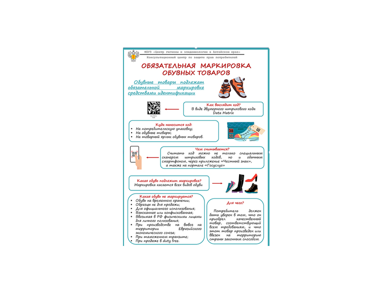 Обязательная маркировка обувных товаров.