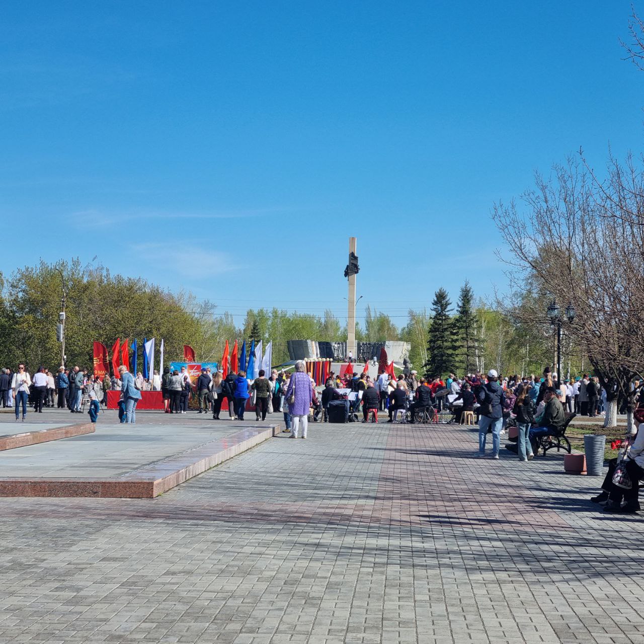 В 11.00 на площали Победы начнётся торжественный митинг, посвящённый 79-летию Великой Победы..