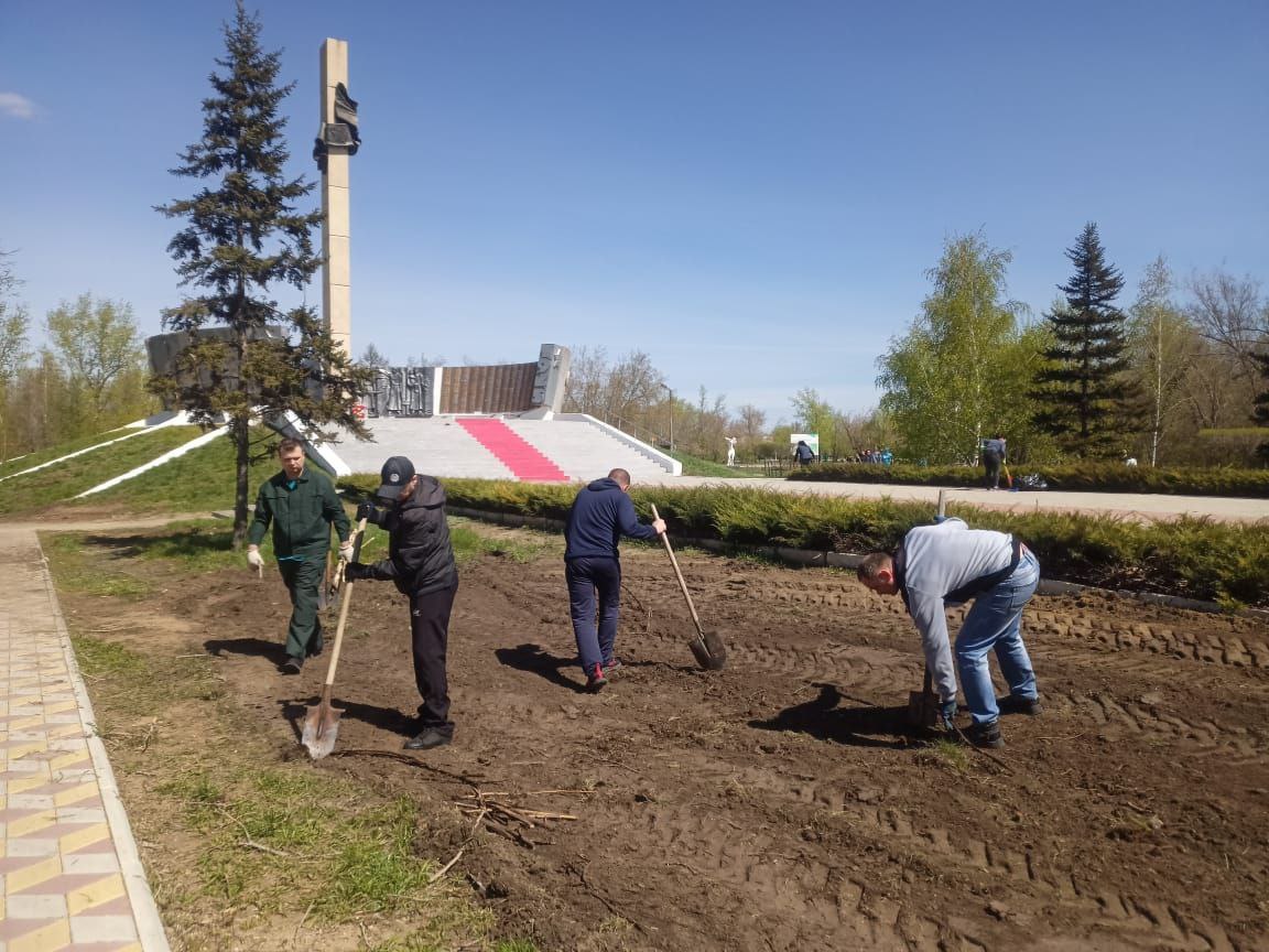 Славгород продолжает готовиться к Дню Победы .